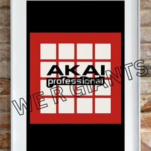 Akai MPC Pads Poster 11X17 MPC Akai Professional Poster Music Studio